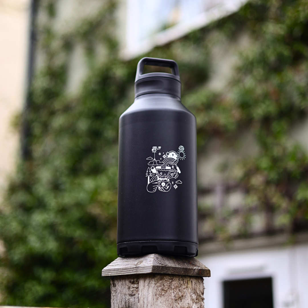 Exhale x BruTrekker™ Coffee Flask - 1.9L - Black