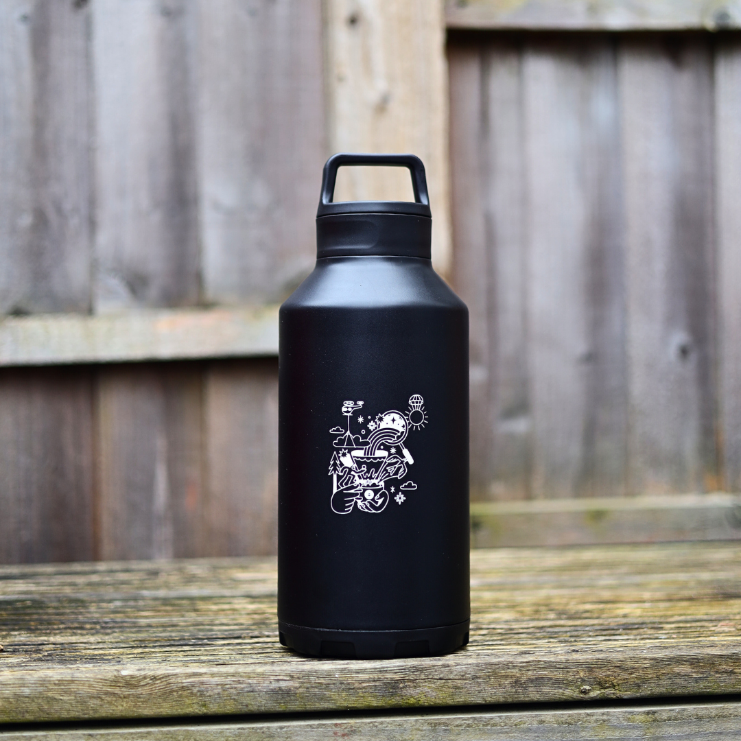 Exhale x BruTrekker™ Coffee Flask - 1.9L - Black