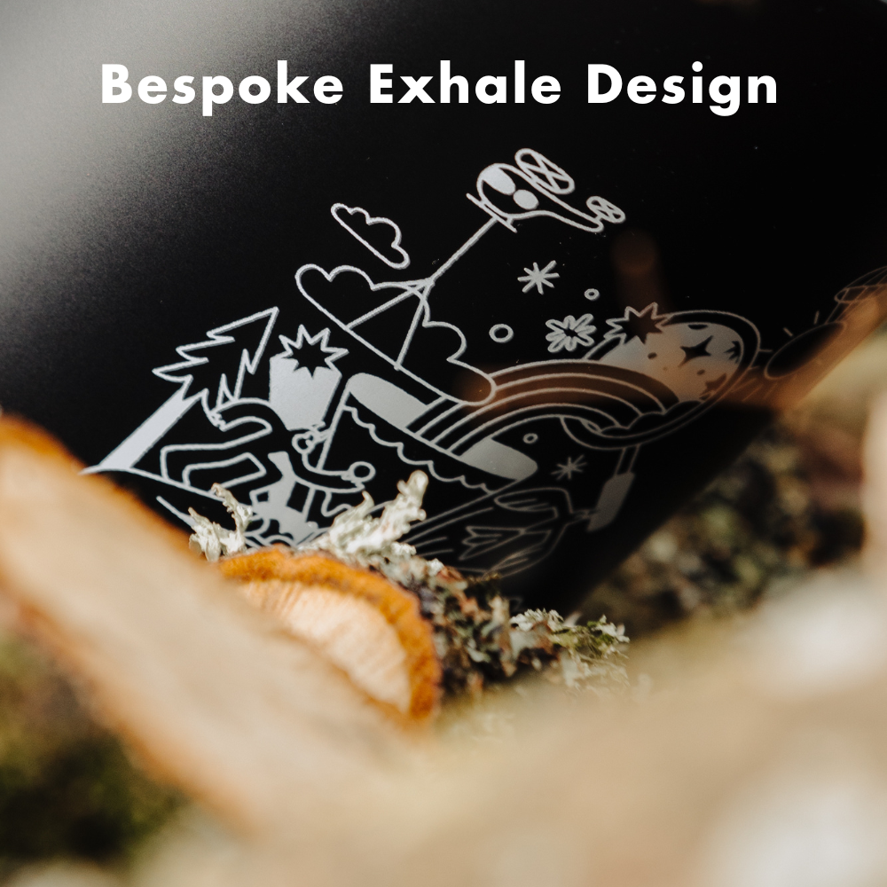 Exhale x Airscape Coffee Storage Container - 500g - Black