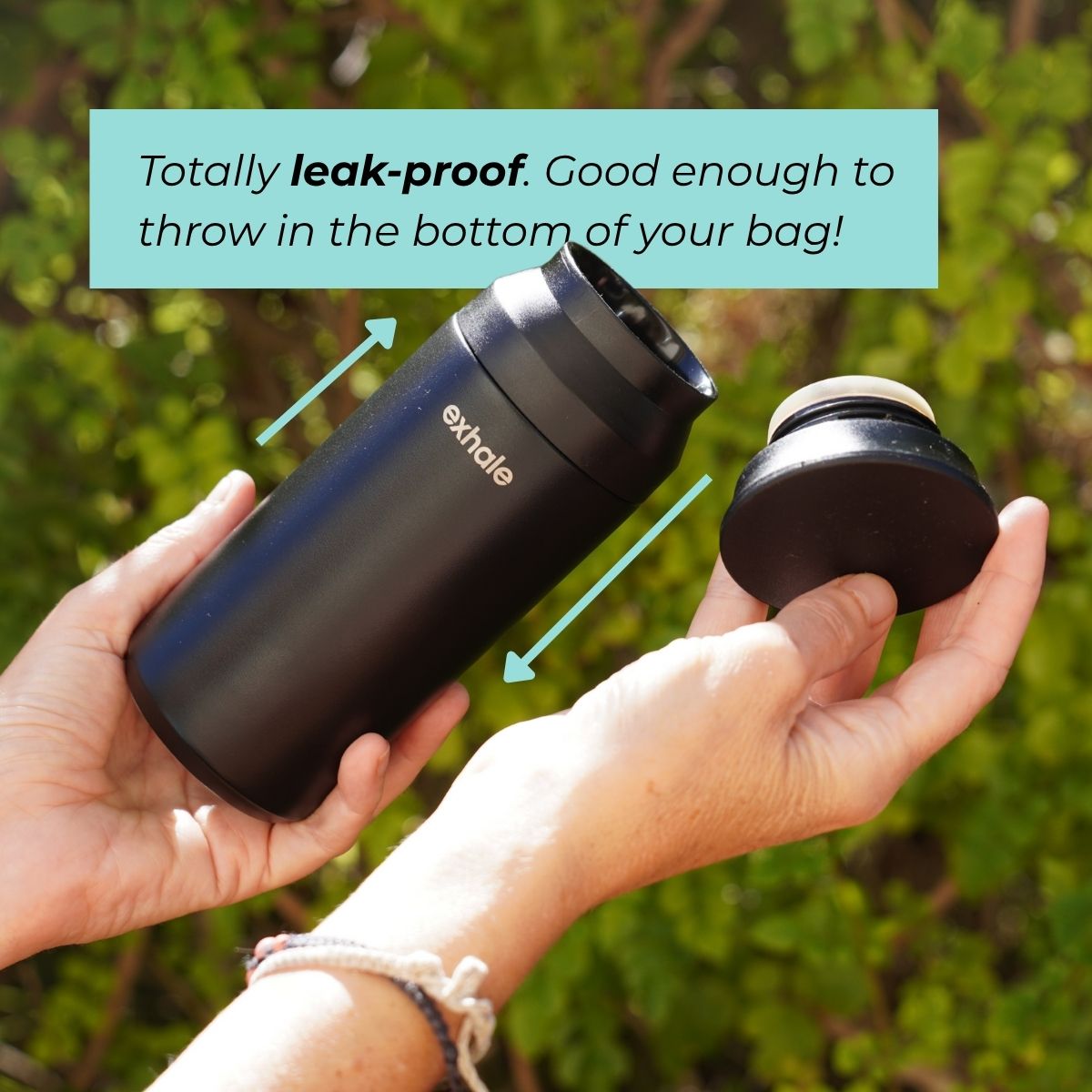 Exhale Go Travel Mug - 300ml - Black