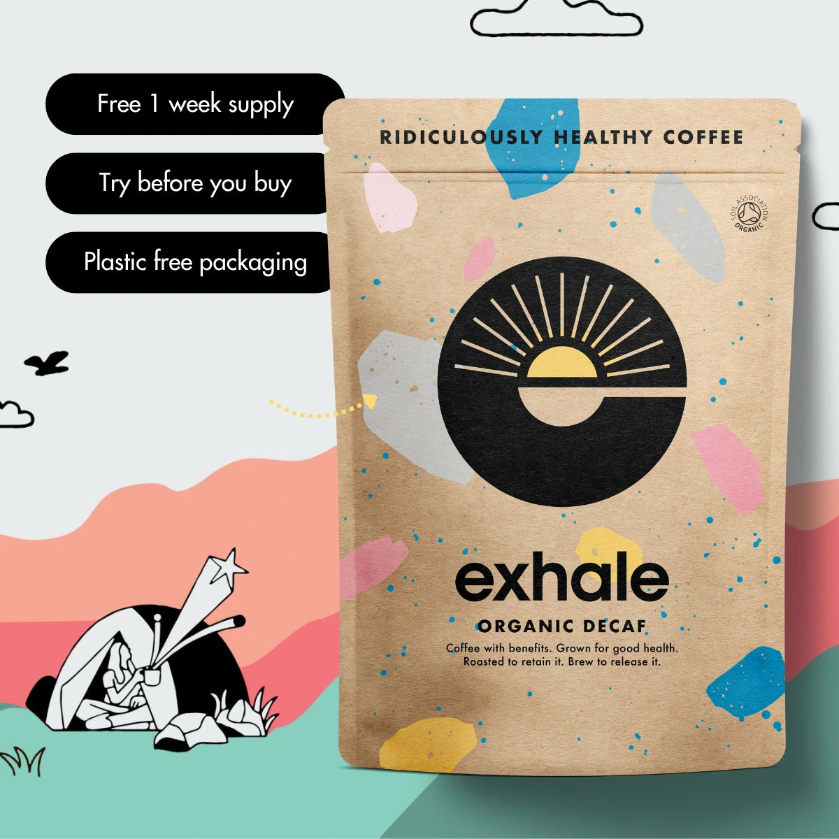 Free Trial of Exhale Healthy Coffee