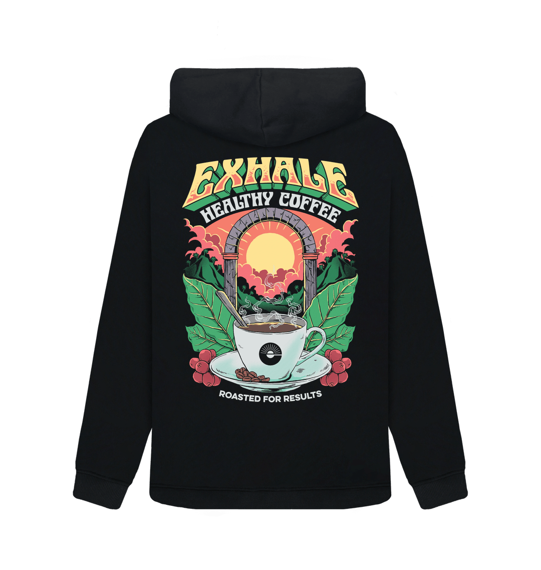 Exhale Ladies Surf Style Hoodie - Full Logo