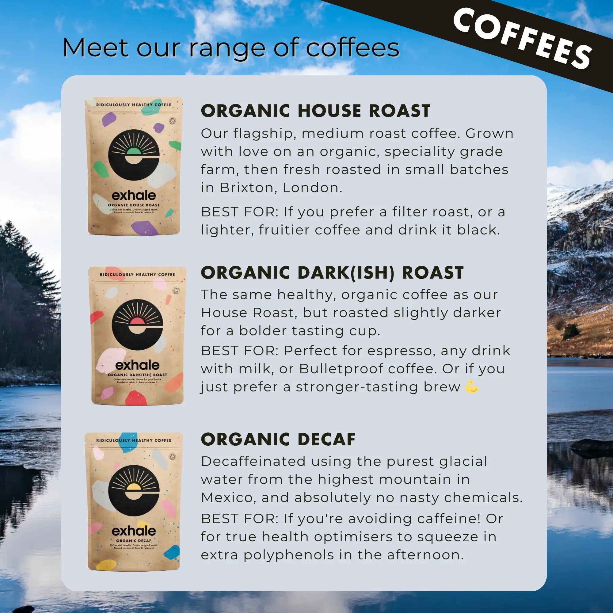 Free Trial of Exhale Healthy Coffee (+ free shipping)