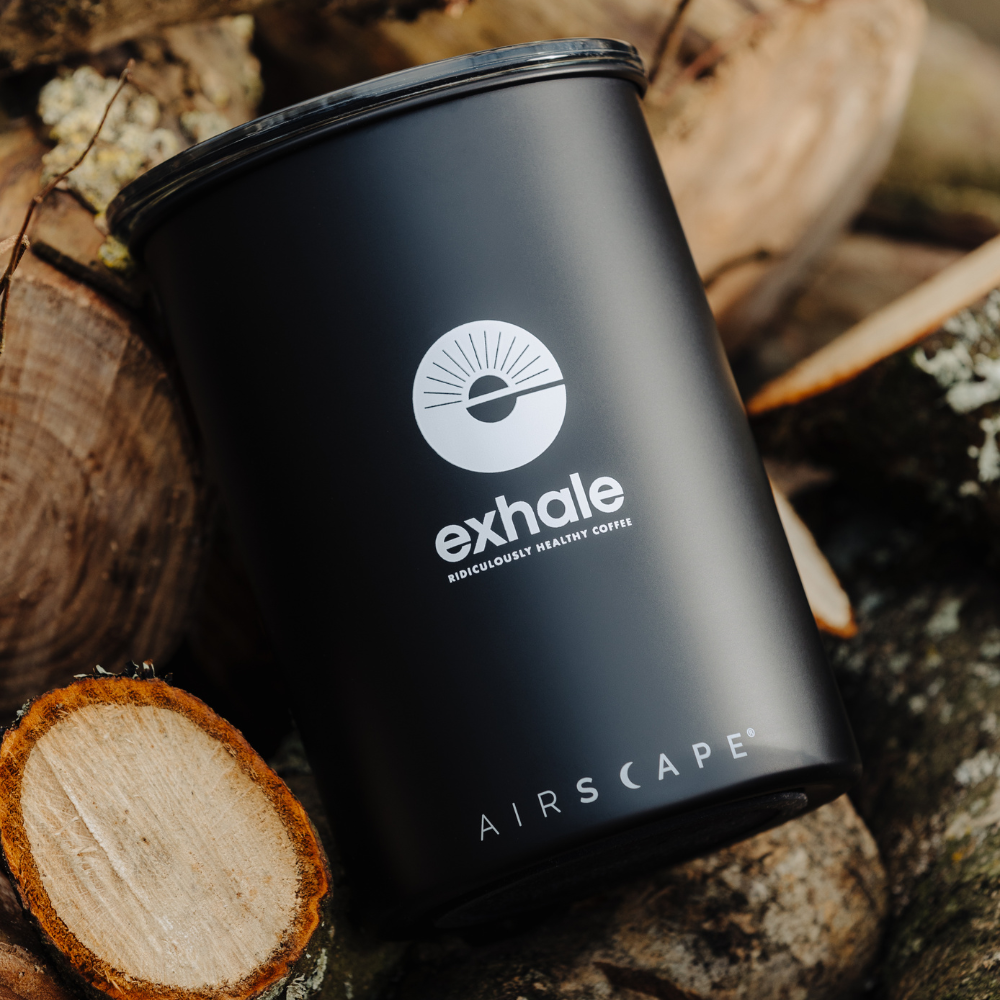 Exhale x Airscape Coffee Storage Container - 500g - Black 2.0
