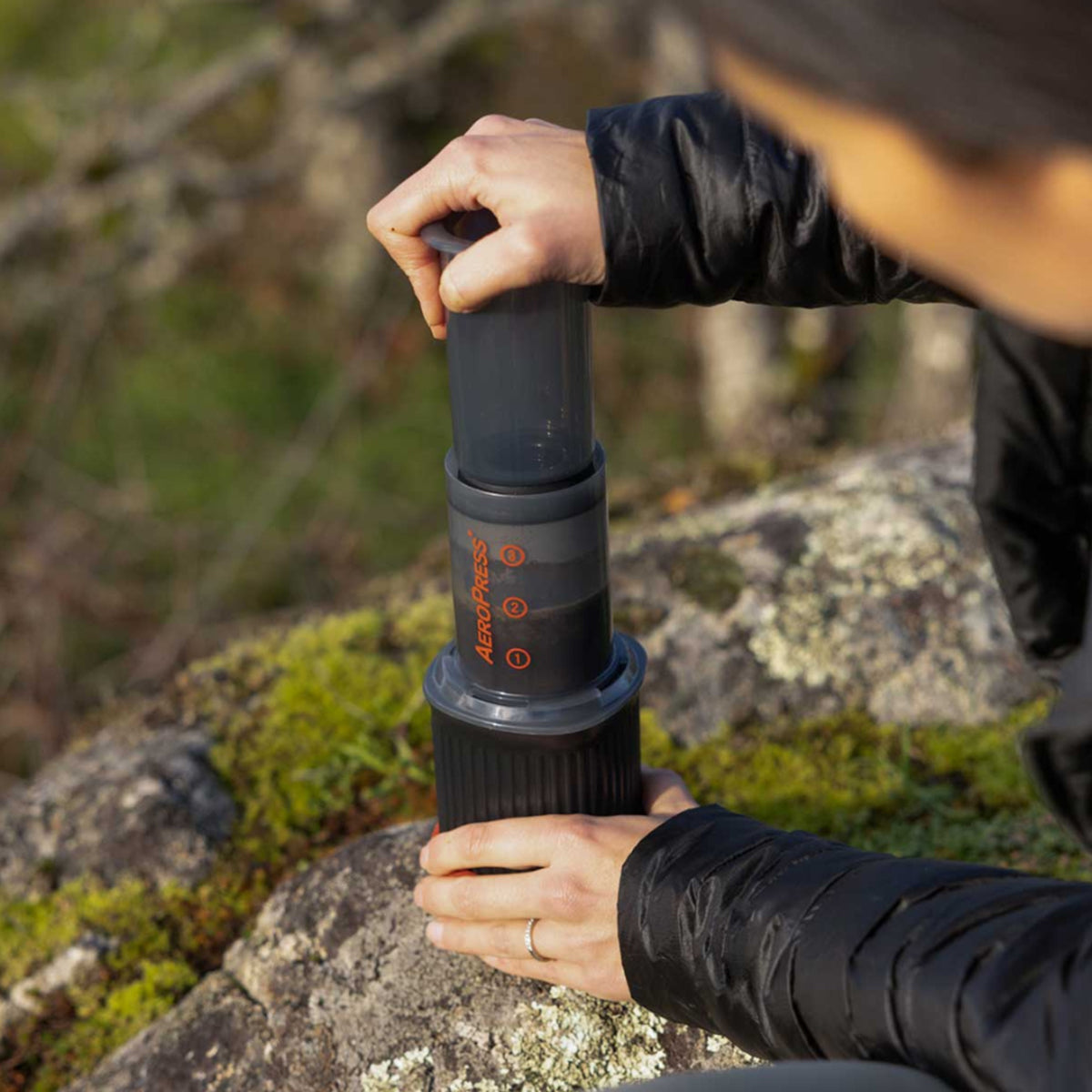 AeroPress GO Travel Coffee Maker with Metal Filter