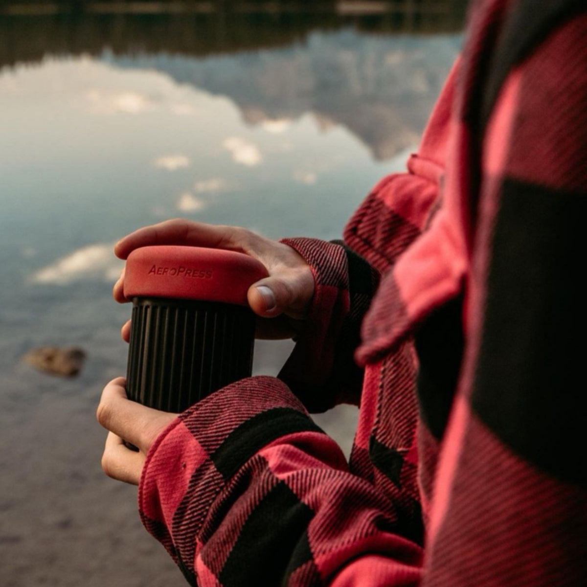 AeroPress GO Travel Coffee Maker with Metal Filter