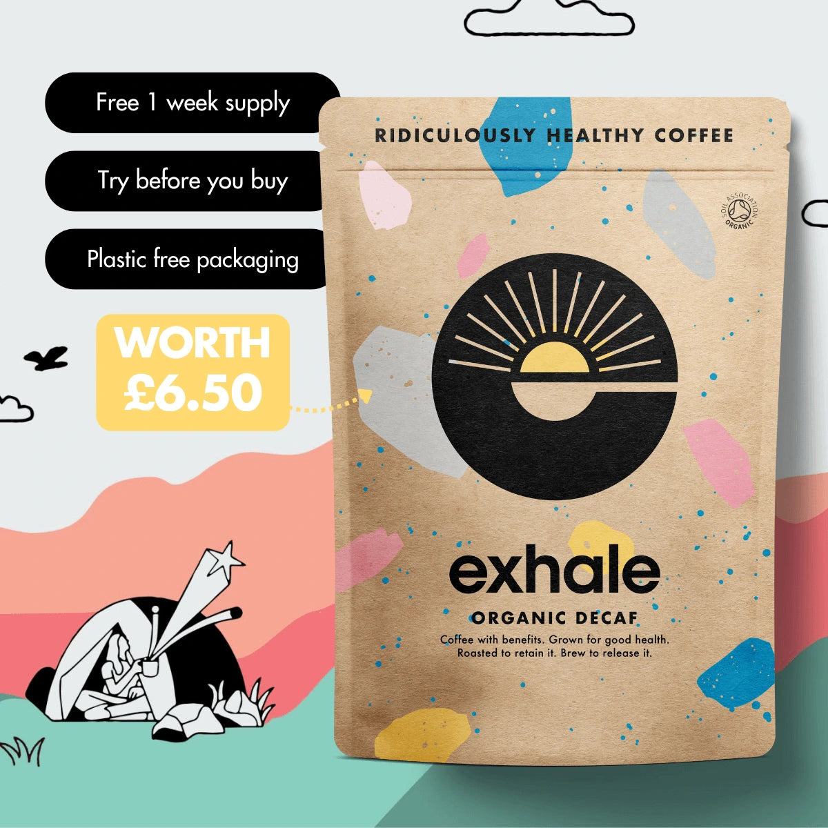 Free Trial of Exhale Healthy Coffee