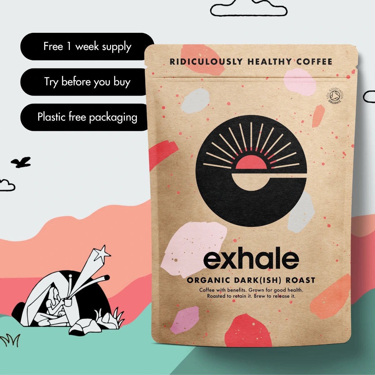 Free Trial of Exhale Healthy Coffee