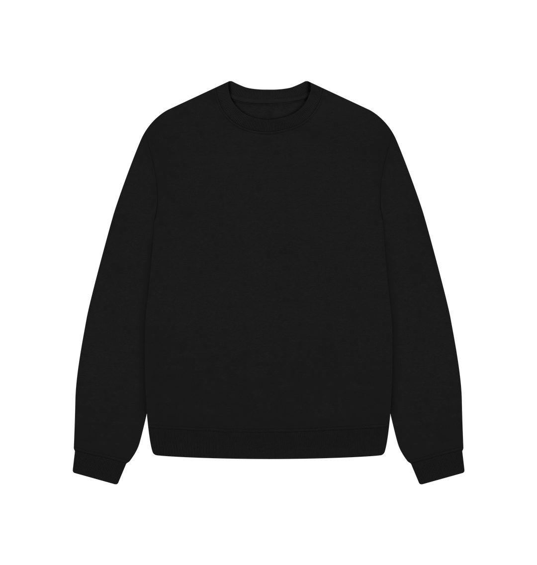 Black Exhale Surf Style Ladies Sweater