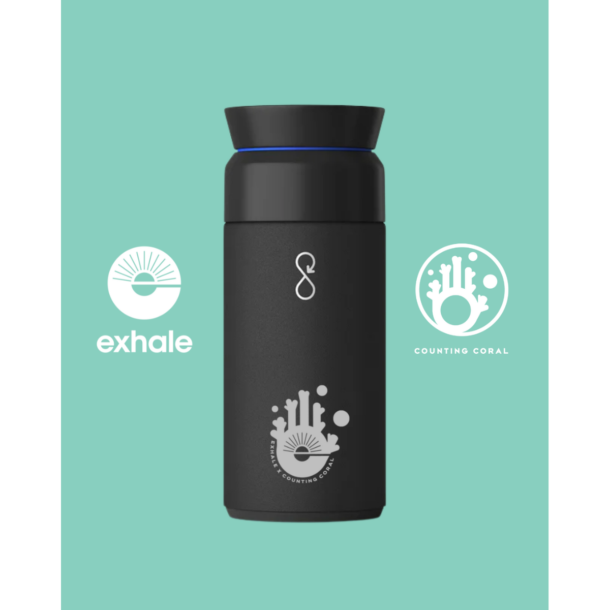 Ocean Bottle Brew Flask - Counting Coral Collab!